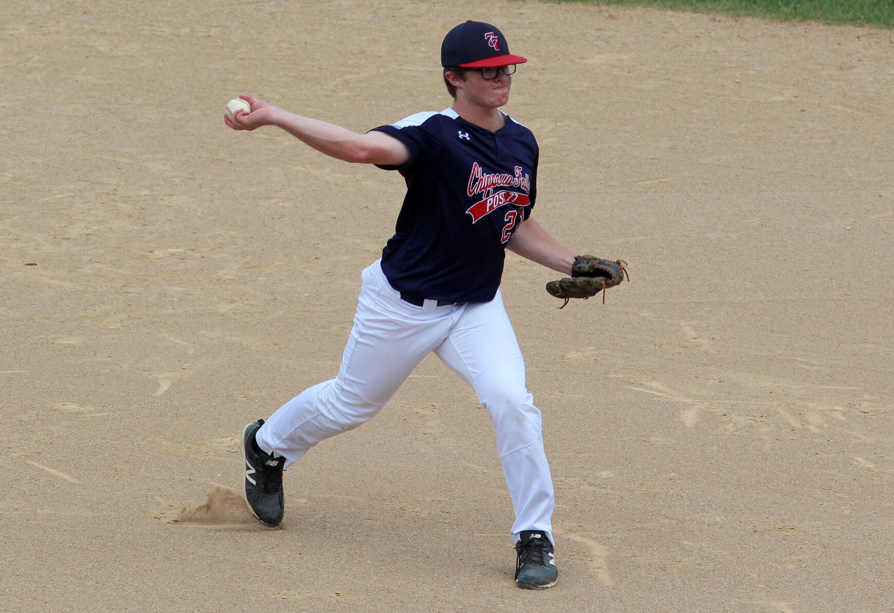 Chippewa Falls Post 77 senior legion baseball vs Superior Post 435 7-19-22